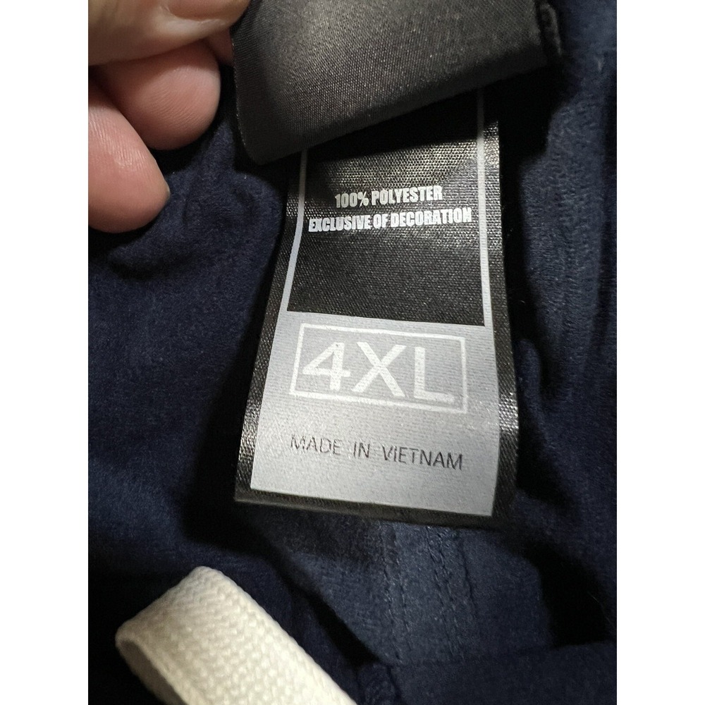 Converse Sweat Pants‎ Men's 4XLT Blue Striped Drawstring Logo Pocketed 44x36. - Picture 5 of 12